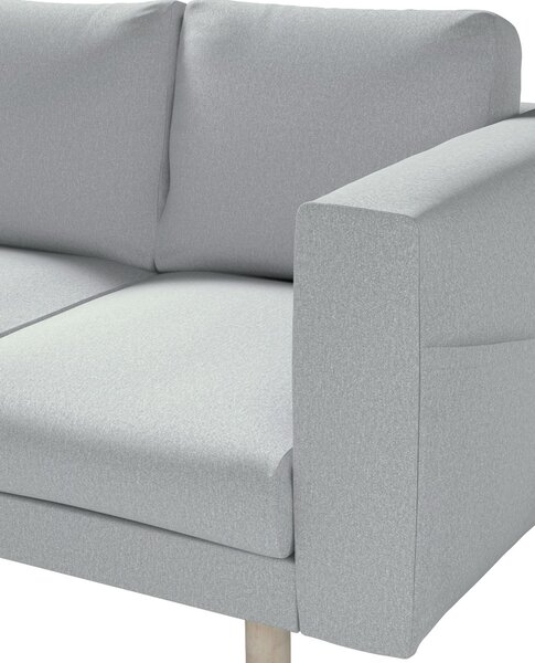 Potah na pohovku IKEA Norsborg 3-místná barva šedá látka pletený vzor