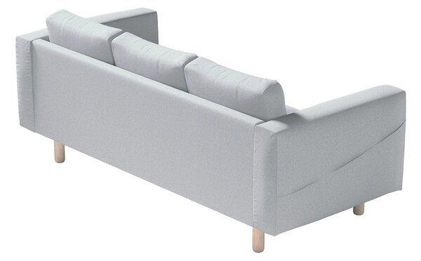 Potah na pohovku IKEA Norsborg 3-místná barva šedá látka pletený vzor