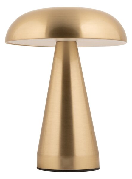 LED stmívatelná stolní lampa ve zlaté barvě s kovovým stínidlem (výška 20,5 cm) Rachel – Leitmotiv