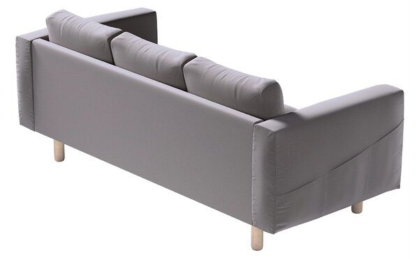 Potah na pohovku IKEA Norsborg 3-místná barva hnědá látka sametová
