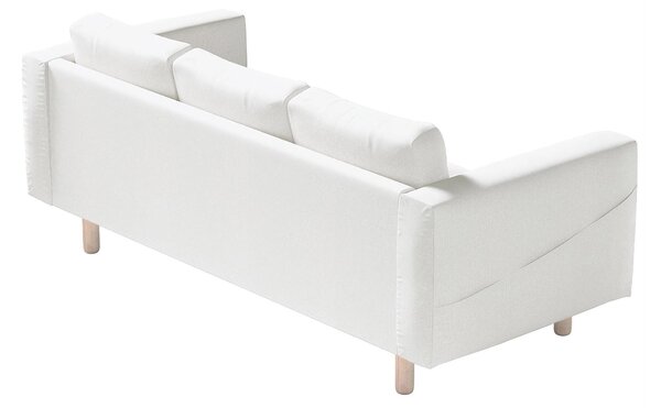 Potah na pohovku IKEA Norsborg 3-místná barva krémová látka pletený vzor