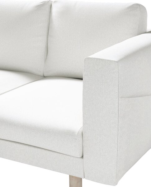 Potah na pohovku IKEA Norsborg 3-místná barva krémová látka pletený vzor