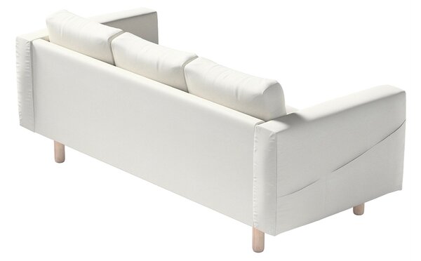 Potah na pohovku IKEA Norsborg 3-místná barva šedá látka lesklé, pletený vzor, sametová