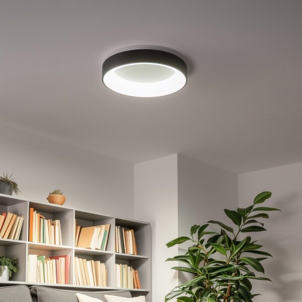 Brilagi - LED Stmívatelné stropní svítidlo LED/40W/230V 3000-6500K černá + DO