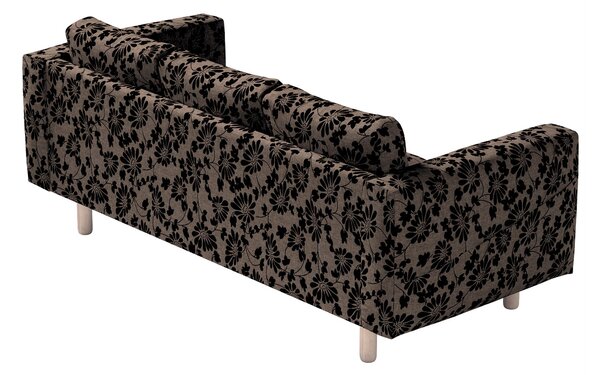 Potah na pohovku IKEA Norsborg 3-místná barva hnědá látka pletený vzor, vzorované