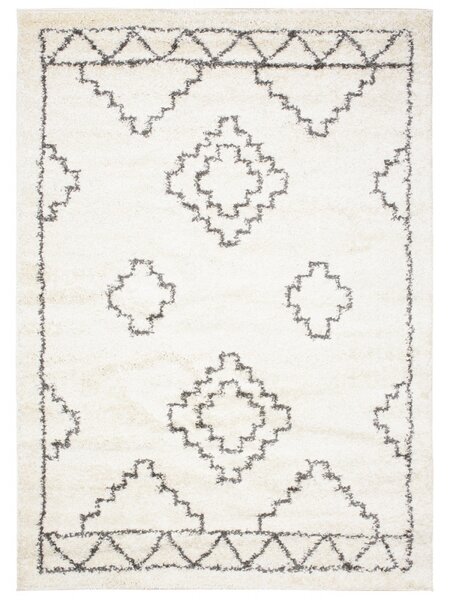 Kusový koberec shaggy Pena krémový 80x150cm