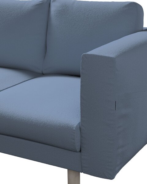 Potah na pohovku IKEA Norsborg 3-místná barva modrá látka pletený vzor