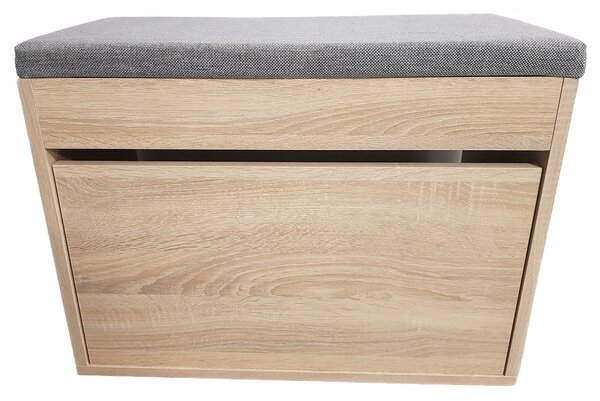Botník s sedátkem Stolfest 80 x 43 x 30 cm dub sonoma
