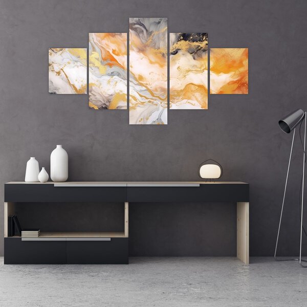 Obraz - Mramorované pozadí (125x70 cm)