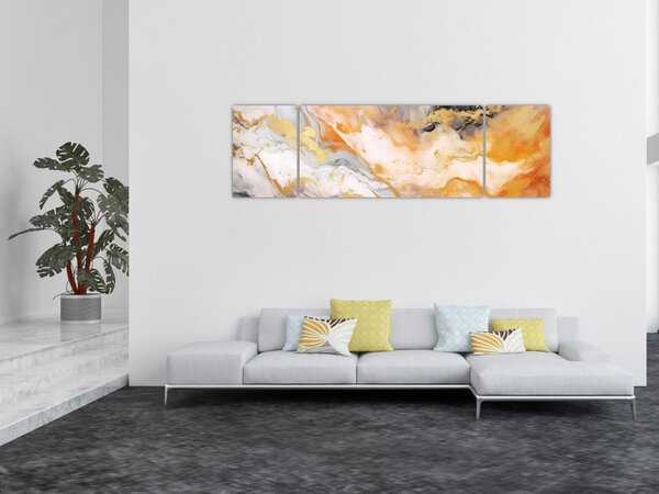 Obraz - Mramorované pozadí (170x50 cm)