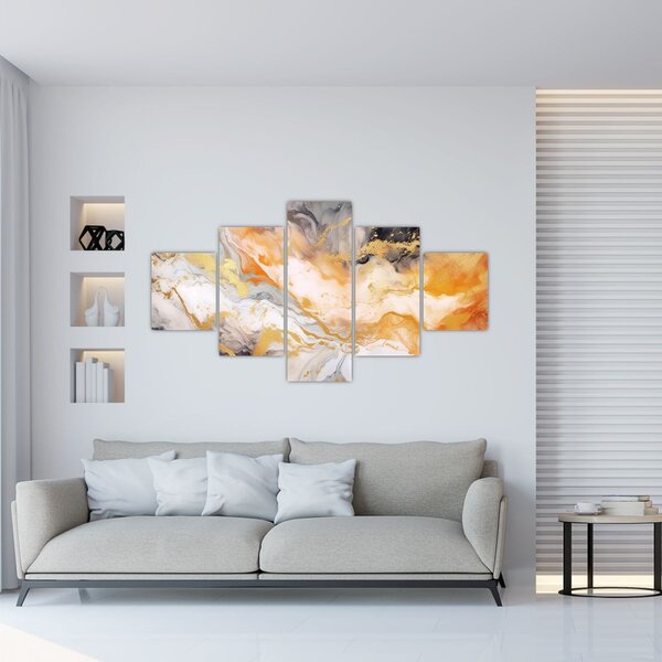 Obraz - Mramorované pozadí (125x70 cm)