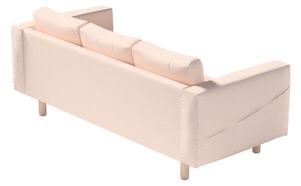 Potah na pohovku IKEA Norsborg 3-místná barva růžová látka pletený vzor