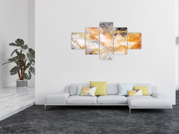 Obraz - Mramorované pozadí (125x70 cm)