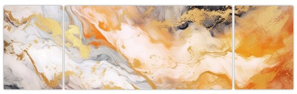 Obraz - Mramorované pozadí (170x50 cm)