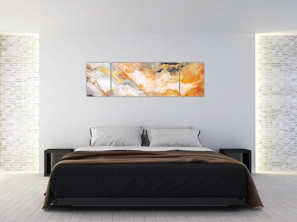 Obraz - Mramorované pozadí (170x50 cm)