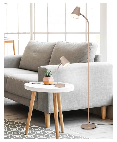 Stojací LED lampa PONGO béžová