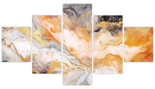 Obraz - Mramorované pozadí (125x70 cm)