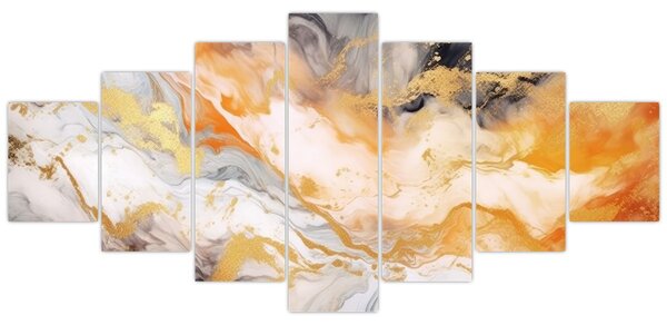 Obraz - Mramorované pozadí (210x100 cm)