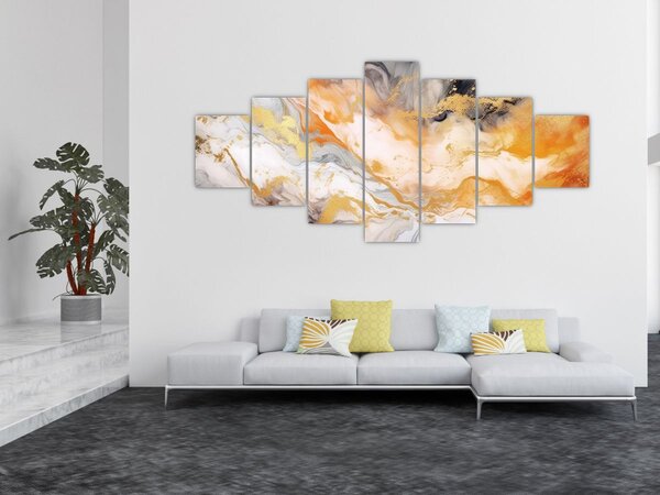 Obraz - Mramorované pozadí (210x100 cm)