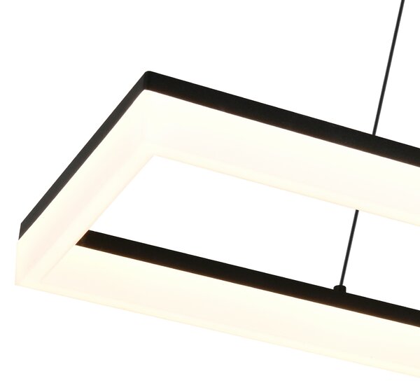 Závěsné LED svítidlo CAMINO černá/bílá