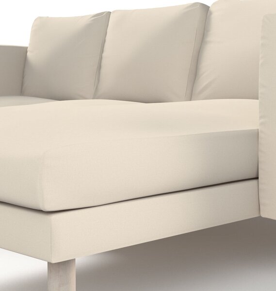 Potah na pohovku IKEA Norsborg 3-místná se šezlongem barva béžová látka pletený vzor