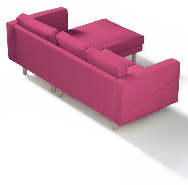 Potah na pohovku IKEA Norsborg 3-místná se šezlongem barva růžová látka pletený vzor