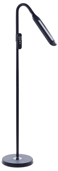 LED stojací lampa ARIES s dálkovým ovládáním se stmívačem Kov Černá