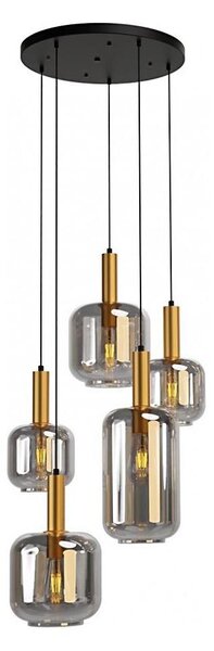 Redo 01-3214 - Lustr na lanku BRINA 5xE27/23W/230V