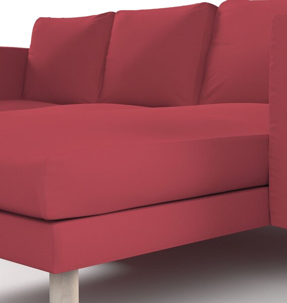 Potah na pohovku IKEA Norsborg 3-místná se šezlongem barva červená látka pletený vzor