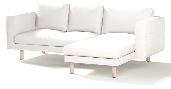 Potah na pohovku IKEA Norsborg 3-místná se šezlongem barva bílá