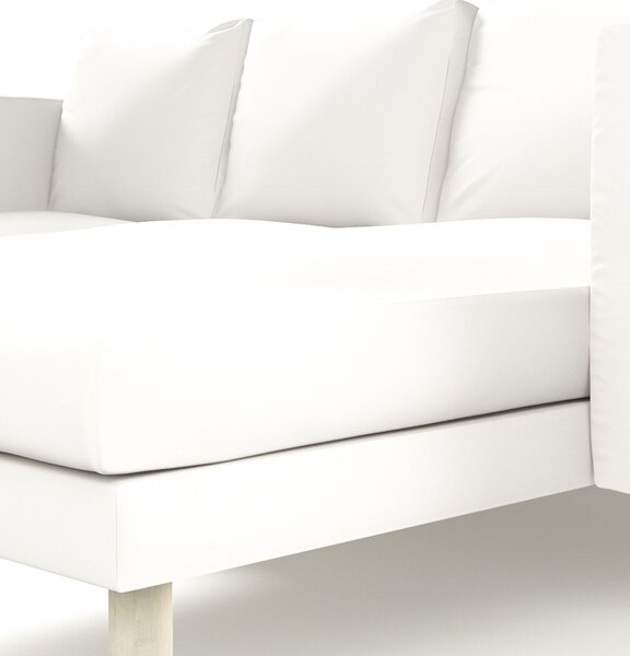 Potah na pohovku IKEA Norsborg 3-místná se šezlongem barva bílá