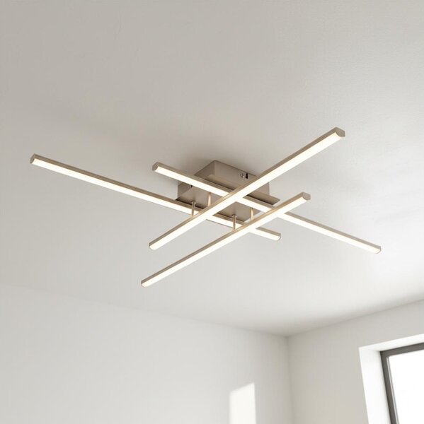 Brilagi - LED Stropní svítidlo STRIPES LED/37W/230V stříbrná