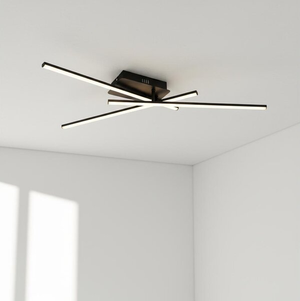 Brilagi - LED Stropní svítidlo STRIPES LED/30W/230V černá