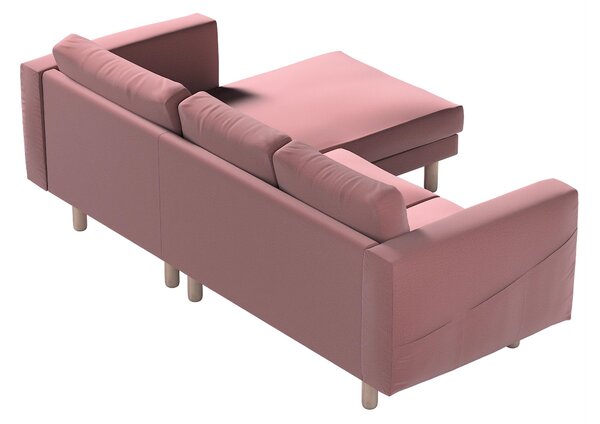 Potah na pohovku IKEA Norsborg 3-místná se šezlongem barva fialová látka sametová