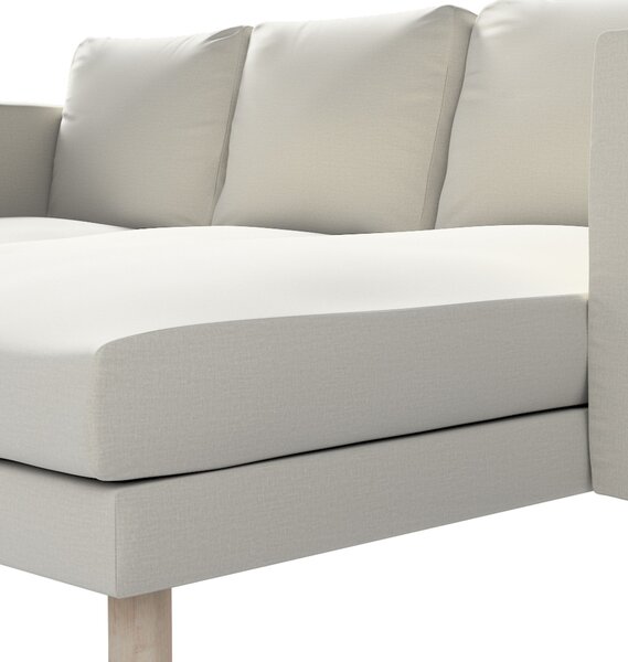 Potah na pohovku IKEA Norsborg 3-místná se šezlongem barva šedá látka sametová