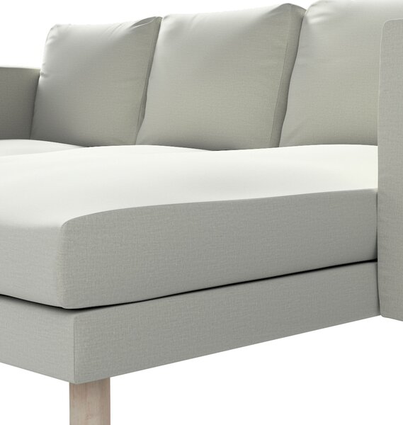 Potah na pohovku IKEA Norsborg 3-místná se šezlongem barva zelená látka sametová