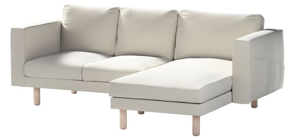 Potah na pohovku IKEA Norsborg 3-místná se šezlongem barva šedá látka sametová