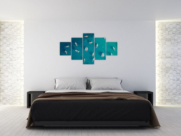 Obraz - Plachetnice (125x70 cm)