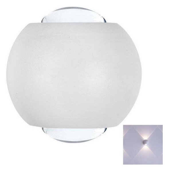LED Venkovní nástěnné svítidlo LED/2W/230V 4000K IP54 bílá