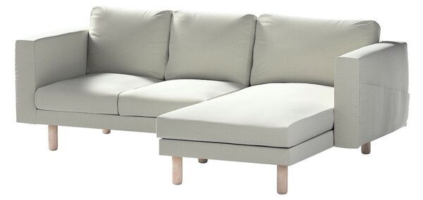 Potah na pohovku IKEA Norsborg 3-místná se šezlongem barva zelená látka sametová