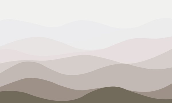 Fototapeta Hnědé a bílé vlnovky, Designové fototapety na zeď, Populární fototapety, w01721v3 - Tapeko.co.cz