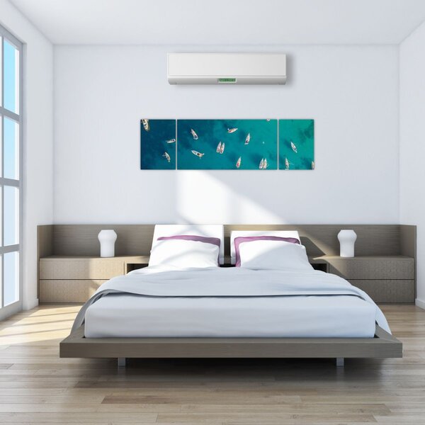 Obraz - Plachetnice (170x50 cm)