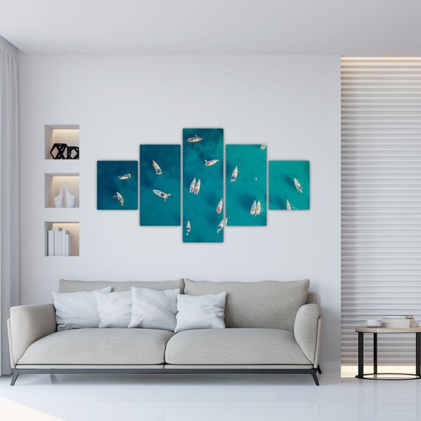 Obraz - Plachetnice (125x70 cm)