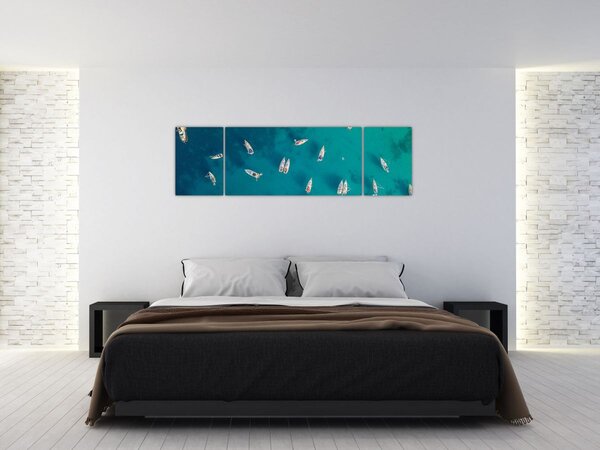 Obraz - Plachetnice (170x50 cm)