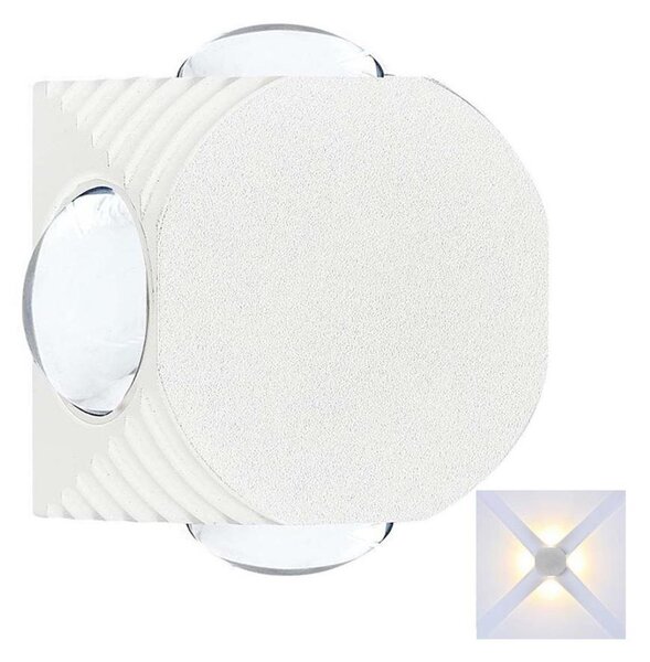 LED Venkovní nástěnné svítidlo LED/4W/230V 3000K IP54 bílá