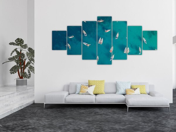 Obraz - Plachetnice (210x100 cm)