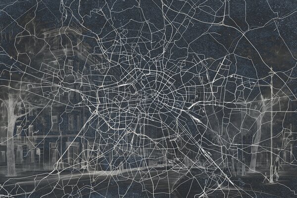 Fototapeta Mapa města, Fototapeta s mapou světa, Populární fototapety, w01696v1 - Tapeko.co.cz