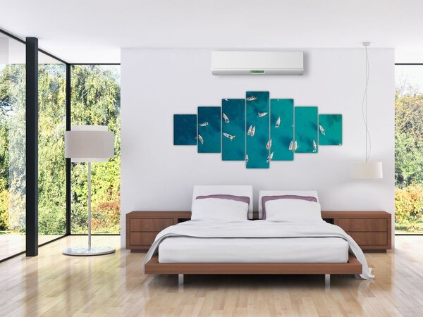 Obraz - Plachetnice (210x100 cm)