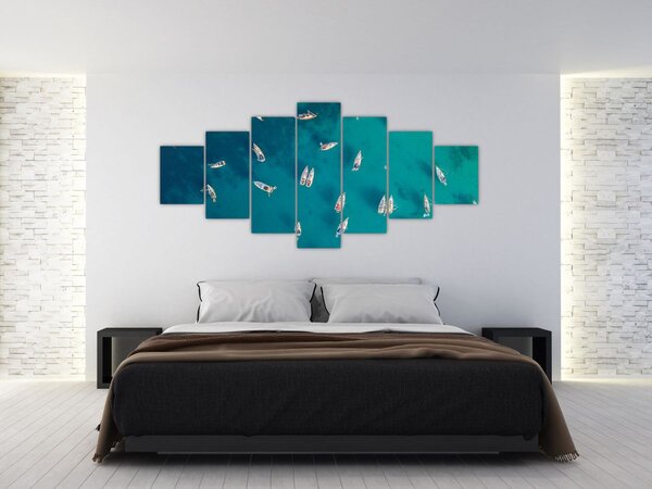 Obraz - Plachetnice (210x100 cm)