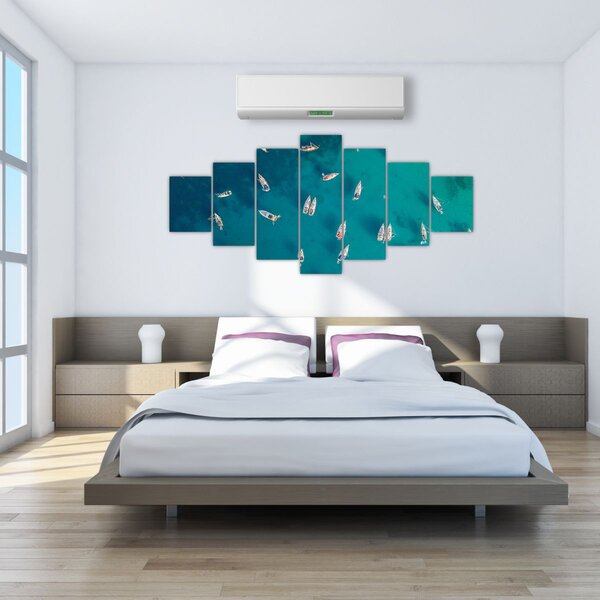 Obraz - Plachetnice (210x100 cm)